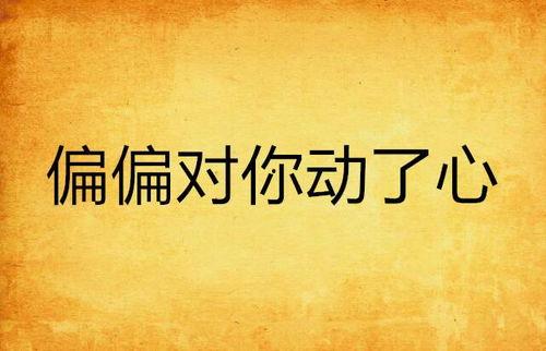 偏偏动了心,邂逅爱情之旅