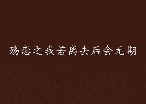 爱若离去（爱若离去，后会无期）,一段未完的离别之旅